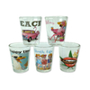 Custom Logo 1.5oz World Country Souvenir Korean Shot Glass