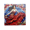 Wholesale Custom Espana Spain Souvenir Mosaic Coaster Ceramic Coffee Table Cork Coaster Set