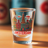 Customized Logo Netherlands Landmarks Shotglass Holland Amsterdam Souvenir Shot Glass