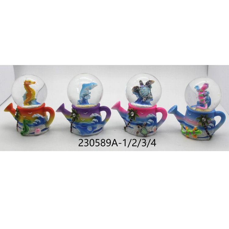 Factory Custom Beach Turtle Resin Dodo Mauritius Souvenir Gifts Snow Globe