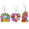 Customized Logo MDF Epoxy Keychain Beach Tourist Souvenir 3D Wood Key Chains