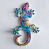 Custom Resin Printing Gecko Fridge Magnet Colorful Spain Souvenir Lizard Magnets