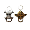 Wholesale Metal Zinc Alloy Souvenir Skull Skeleton Keychain