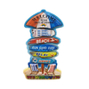 Custom Logo Printing Country City Beach Souvenir Resin 3D Fridge Magnets