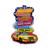 Customized Logo Tourist Gift American City Two Layer Wood MDF Ref Magnets Seattle Souvenirs Fridge Magnet