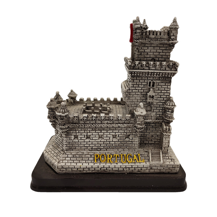 Custom Resin Souvenir Mini Castle Building Model for Home Decor