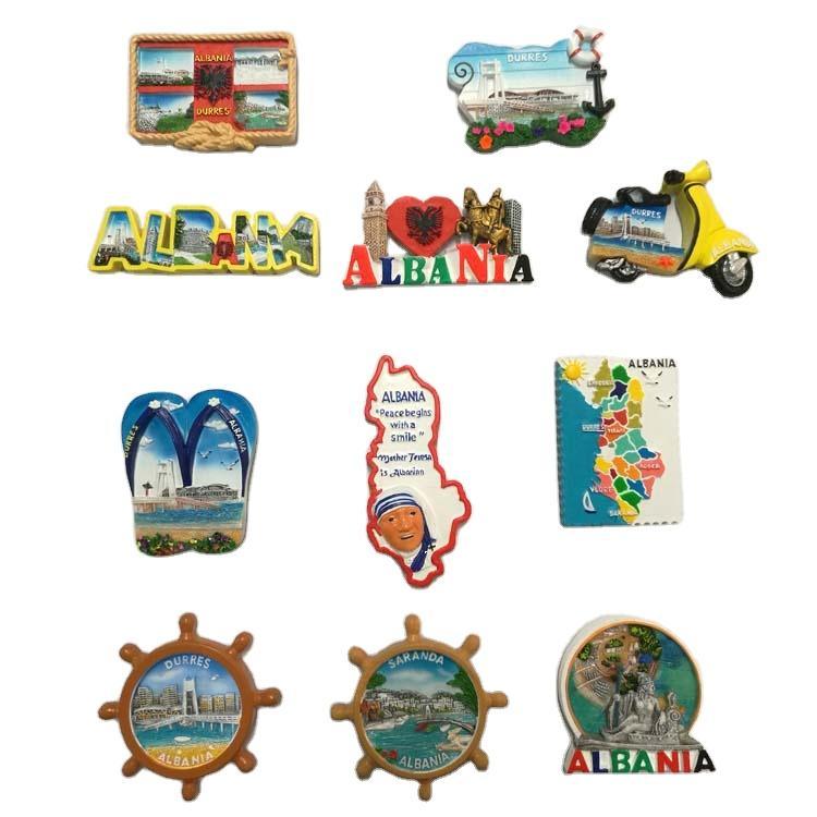 Wholesale Beach Souvenir Resin 3D Refrigerator Magnet Custom