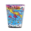 Factory Custom Logo Travel Gift Bar Shot Glass St Lucia Souvenir Shot Glasses