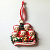 Personalized Resin Santa Tree Decorations Family Christmas Ornament