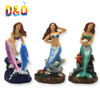 Custom Souvenir Sea Life Animal Figurine Resin Mermaid Statue