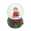 Custom 65mm Christmas Snow Ball LED Light Snow Globe