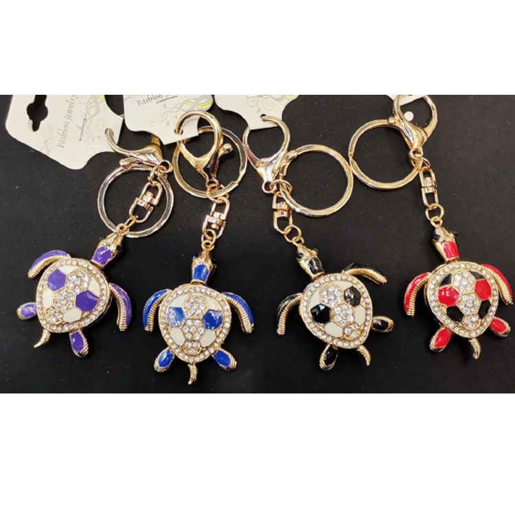 Beach Souvenir Gift Ocean Animal Keychain Zinc Alloy Pendant Sea Turtle Keychain