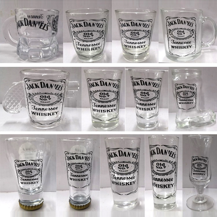 Custom Small Drinking Decal Shot Glass for Souvenir Gift