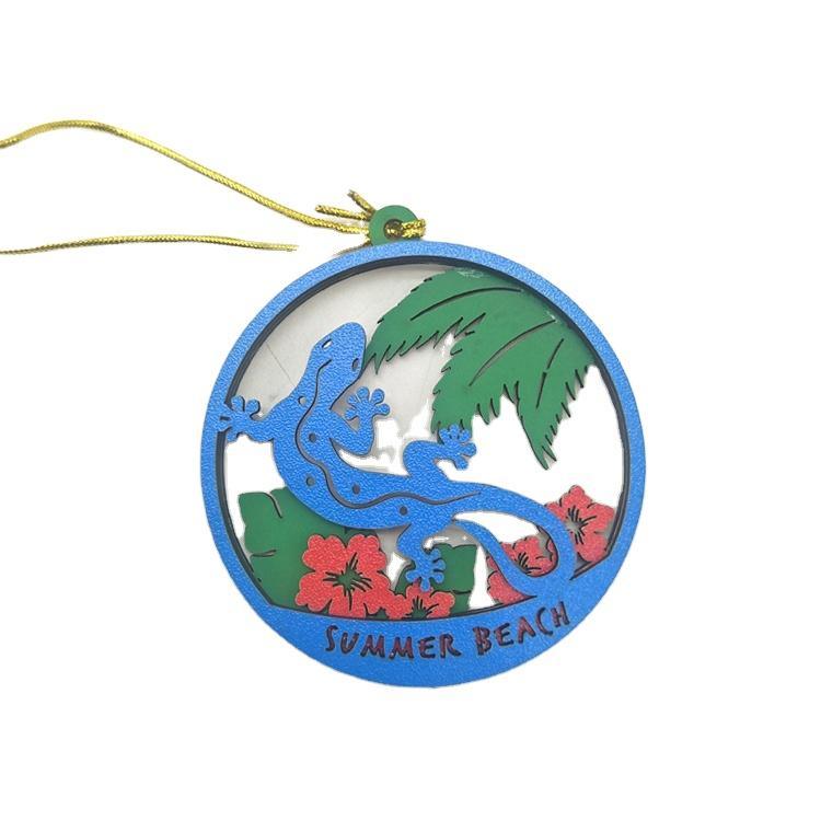 Myrtle Beach South Carolina Souvenir Beach Christmas Ornament Wooden Tree Decoration