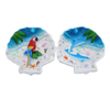 Seaside Animal Beach Underprint Nice Home Decoration Handmade Polyresin Ashtray for Souvenir