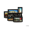 Custom Tourist Souvenir Wood Epoxy Fridge Magnet Souvenir Tunisia Fridge Magnet