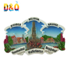 Custom Design Resin 3D Souvenir Landscape Plate