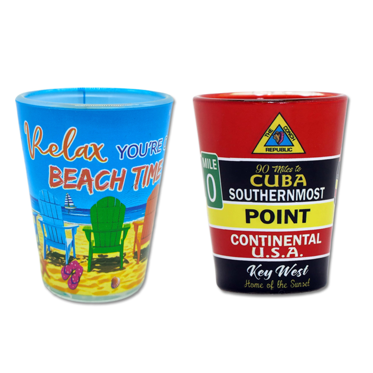 Custom logo Personalized Souvenir Shot Glass Krakow Warsaw Polska Poland Shot Glass