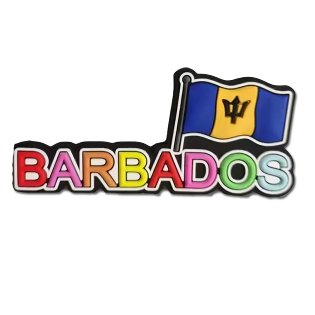 Customized Logo Personalised 3D Rubber Flag Aruba Souvenir Soft PVC Fridge Magnet