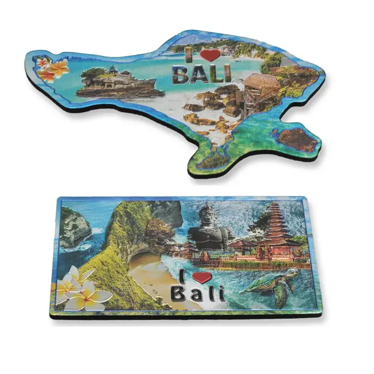 Custom Logo Resin 3D Country City Tourist Souvenir Fridge Magnet