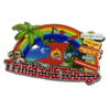 Custom Logo Caribbean Beach Trinidad and Tobago Wood Magnets Trinidad Souvenirs Fridge Magnet