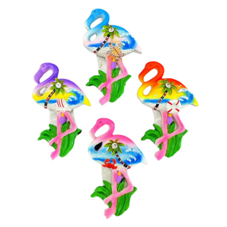 Handmade Hand Printed Tourist Souvenir 3D Resin Butterfly Fridge Magnets