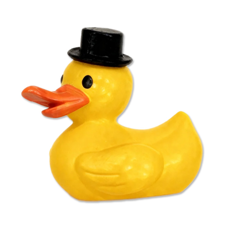 Wholesale Custom Personalized Xmas Souvenir Gift Mini Animal Christmas Hanging Resin Christmas Duck Ornament