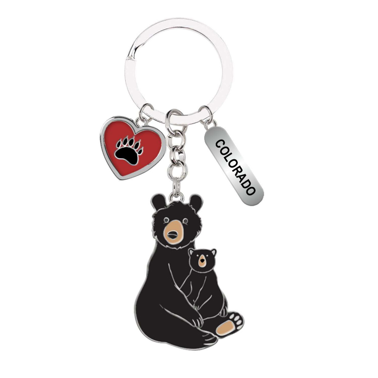 Custom Logo Travel Gift Metal Cat Keychain Riga Latvia Souvenir Keychain