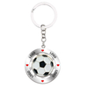 Custom Logo Spinner Metal Souvenir Gift Soccer Football Keyring Football Keychain
