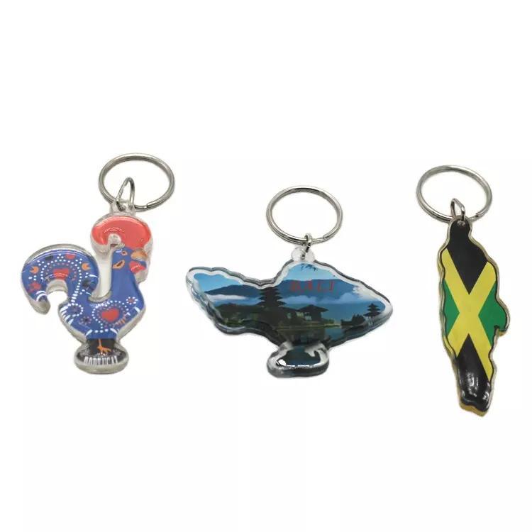 Custom Souvenir Turtle Shape Acrylic Keychain