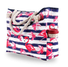 Extra Large Waterproof Canvas Beach Bag with Pockets for Travel, Gym, Swim and Beach Holiday