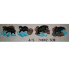 Custom Hand Printed Resin Tourist Souvenir Black Bear Fridge Magnet