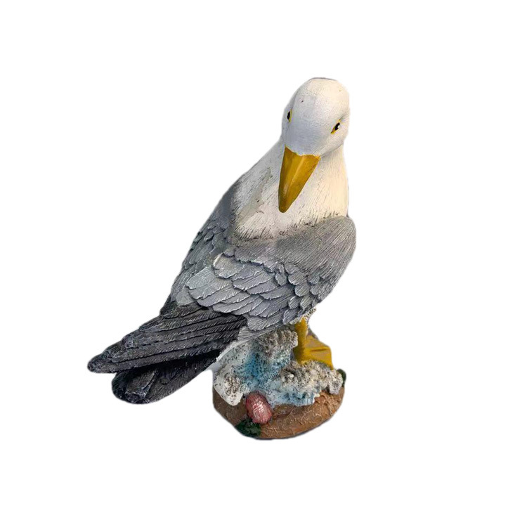 Wholesale Handmade Bird Duck Statue Resin Pelican Figurine