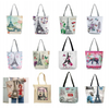 Wholesale Eiffel Tower Print Women′s Shoulder Bag Travel Souvenirs Paris Tote Bag