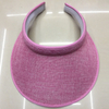 Factory Wholesale Custom Outdoor Beach Travel Sun Straw Visor Hat