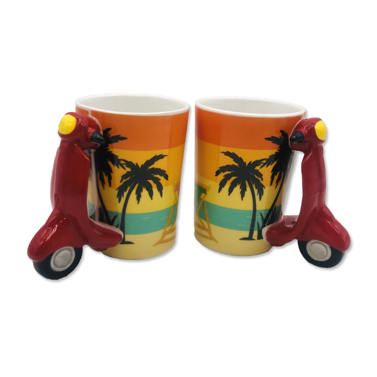 Factory Wholesale Custom Souvenir Coffee Mug Ceramic 3D Animal Shaped Mug