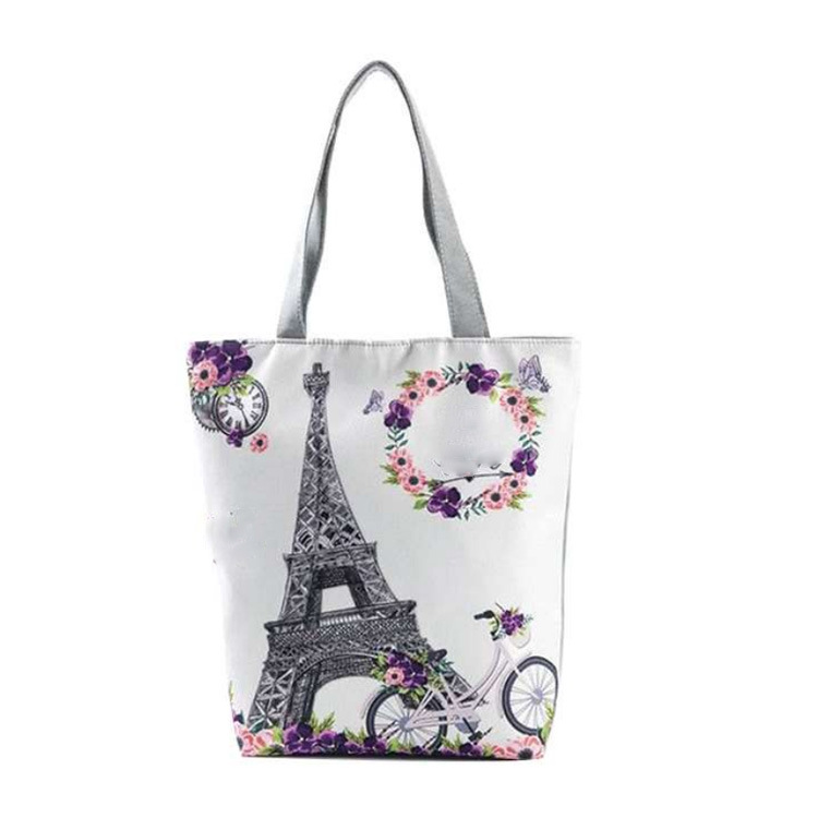 Wholesale Custom Digital Printing Canvas Las Vegas Souvenir Tote Bag