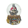 Wholesale Custom Resin Skull Pirate Souvenir Halloween Snow Globe