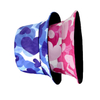 Summer Beach Sun Hat Colorful Heart Printed Camouflage Bucket Hat