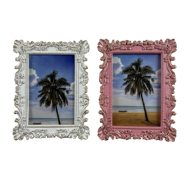 Wholesale Resin Home Decor Vintage European Gold Photo Frame