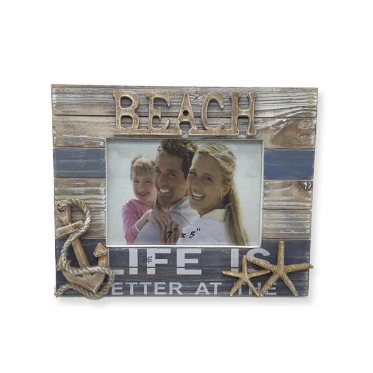 Beach Souvenir Home Decor Custom Sublimation Wood MDF Photo Block