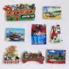 Customized Polyresin Printing Tourist Souvenir 3D Embossed Fridge Magnet