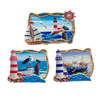 Customized UV Printing Nautical Souvenir Polyresin Lighthouse Fridge Magnets