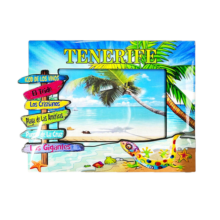 Wholesale Hawaii Caribbean Beach Tourist Souvenirs Customized Picture Frame Personalized Luxury Large Photo Frame