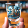 Customized Logo Travel Gift Great American Cities Collection California San Diego Souvenir Shot Glass