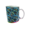 Wholesale Beach Tourist Souvenir Sublimation Custom Logo Gradient Color Frosted Glass Mug