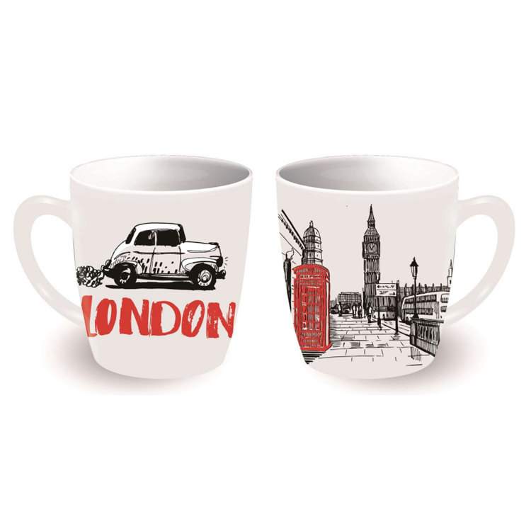 Wholesale Custom City Ceramic Coffee Cup France Paris Tourist Souvenir Mugs