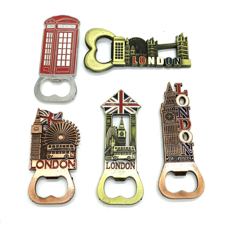 Custom Logo Metal Tourist Gift UK London Souvenirs Bottle Opener