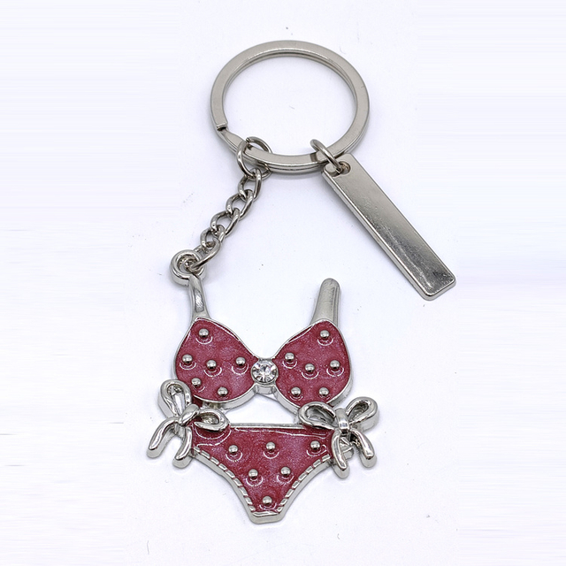 Wholesale Custom Metal Alloy Beach Souvenir Surfboard Keyring