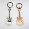 Custom Souvenir Metal Engraved Logo Mini Bottle Opener Guitar Keychain